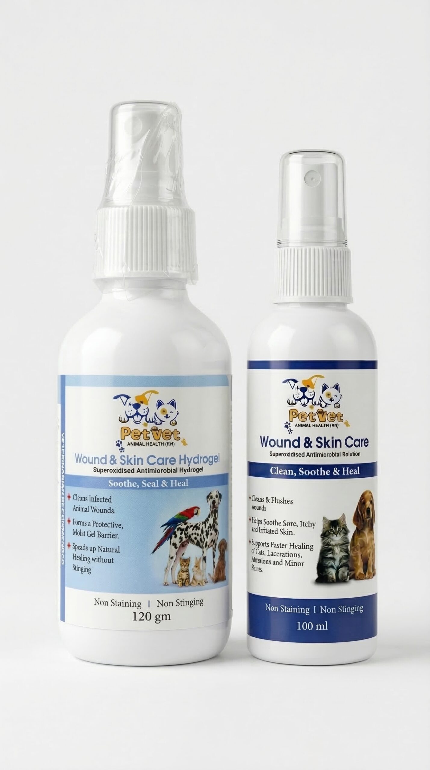 PetVet® Wound Care Solution & Hydrogel