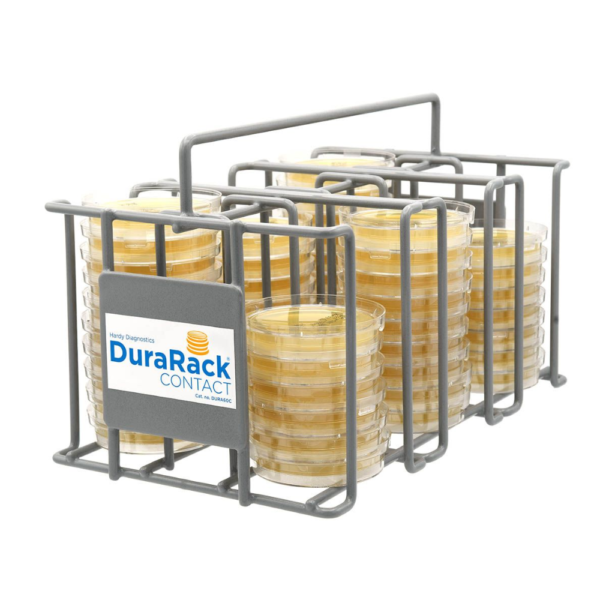 DuraRack®, Metal Contact Plate Rack, for 15x65mm Contact Plates, Holds 60 Plates