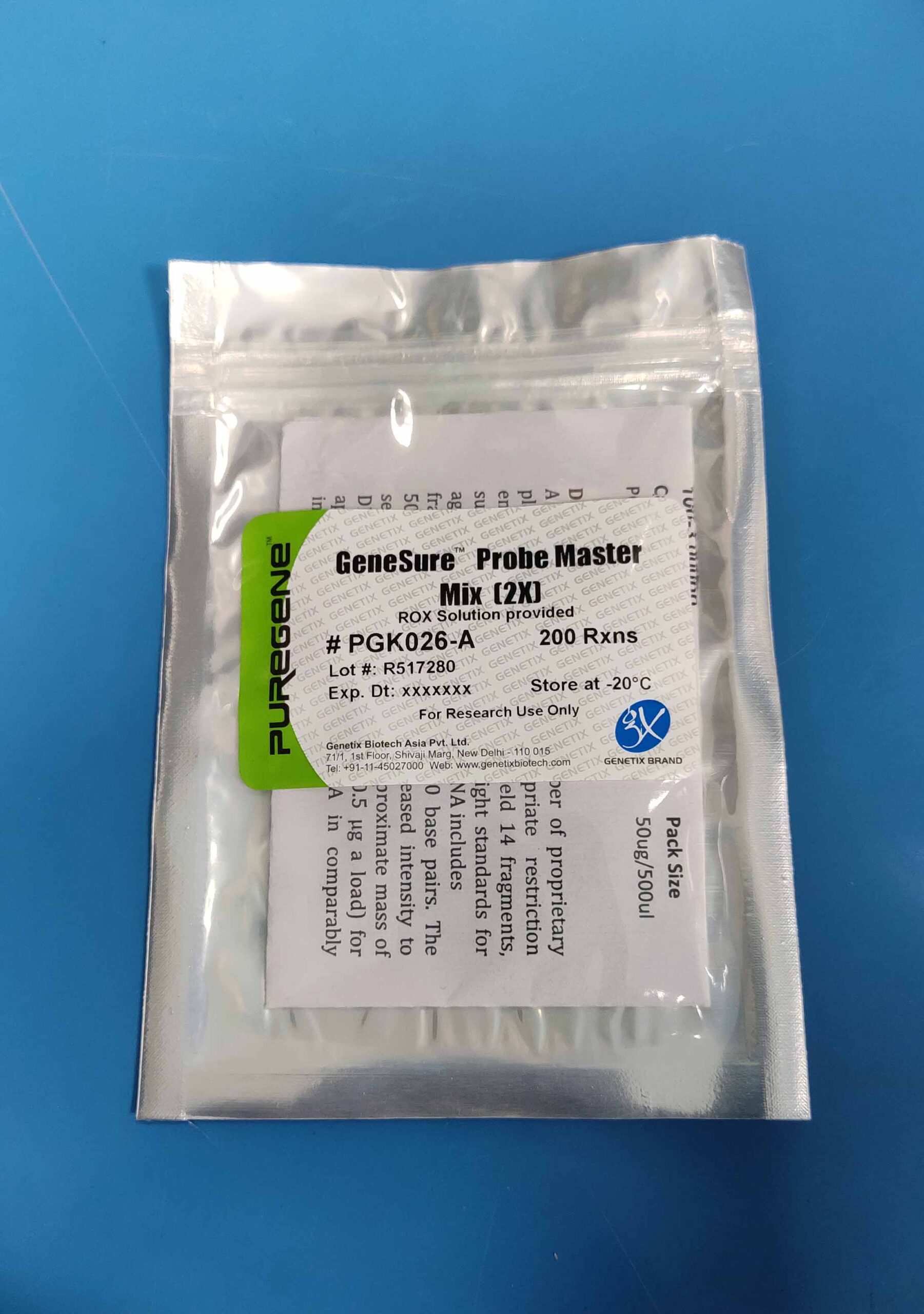GeneSureTM Probe Master Mix (2X), ROX Solution Provided