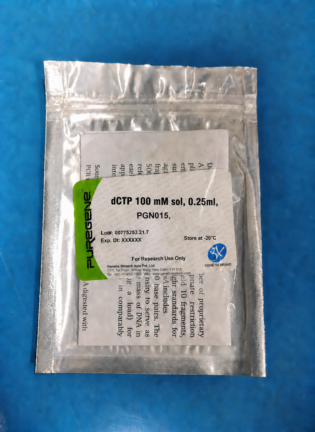dCTP 100 mM sol, 0.25ml