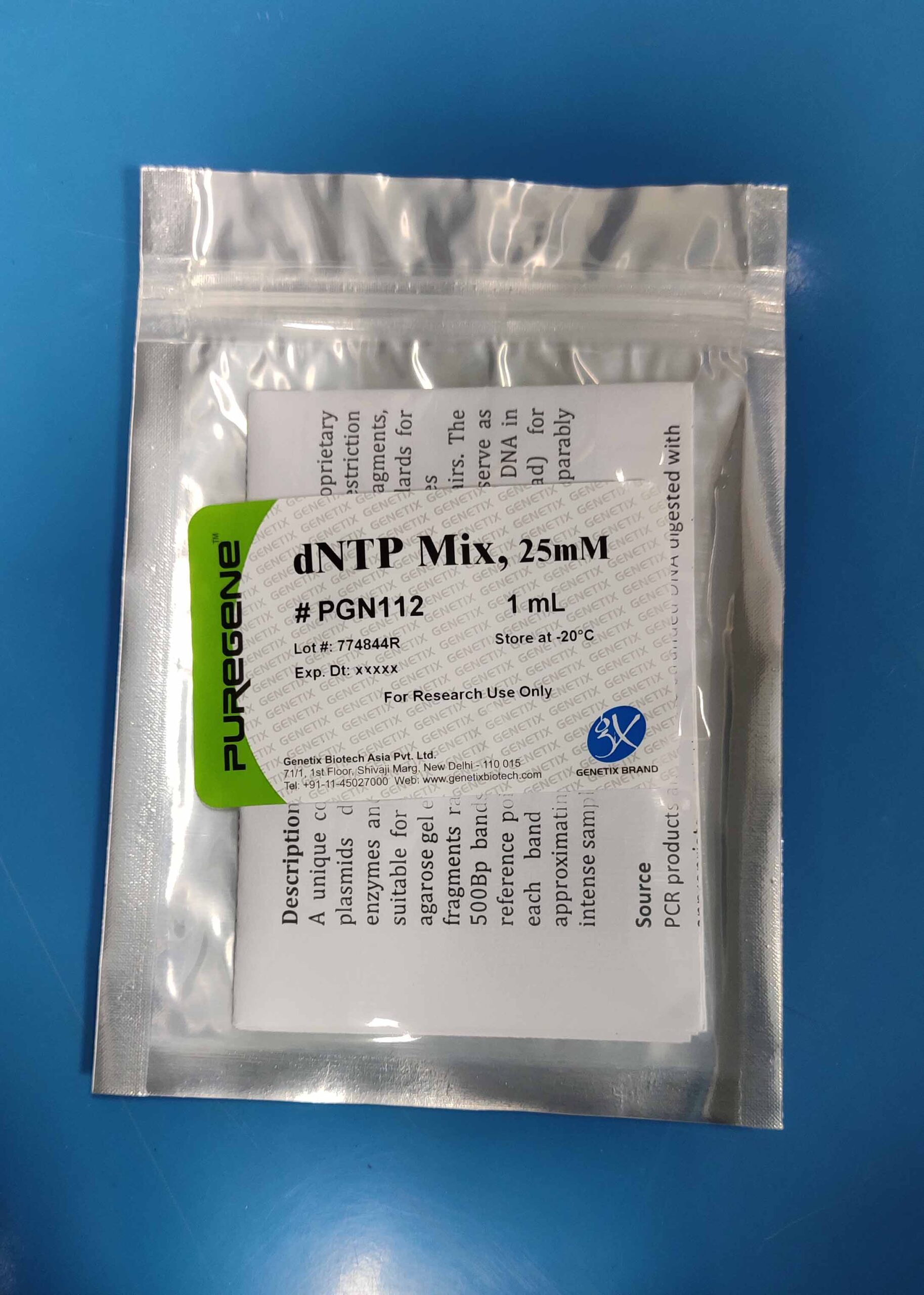 dNTP Mix, 25 mM each