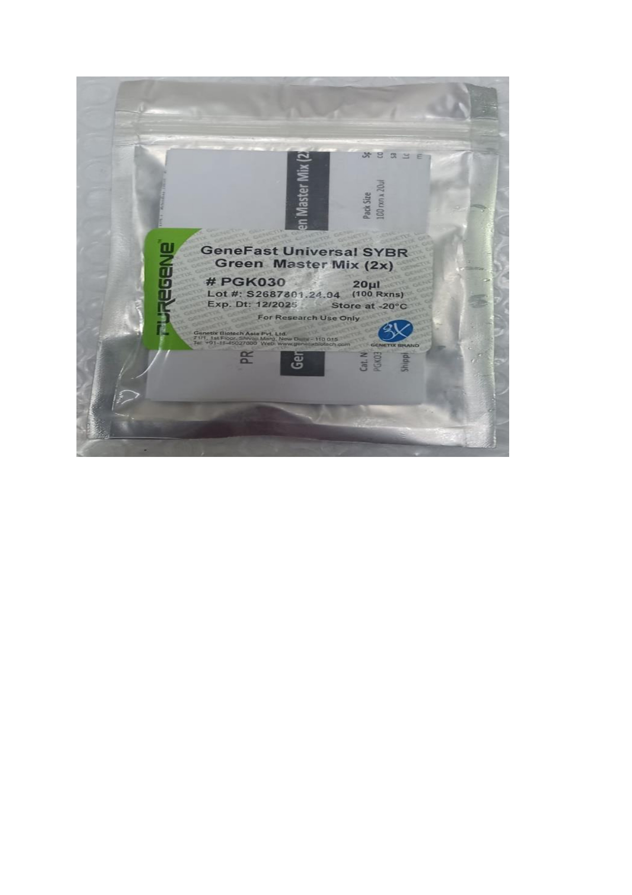 GeneFast Universal SYBR Green